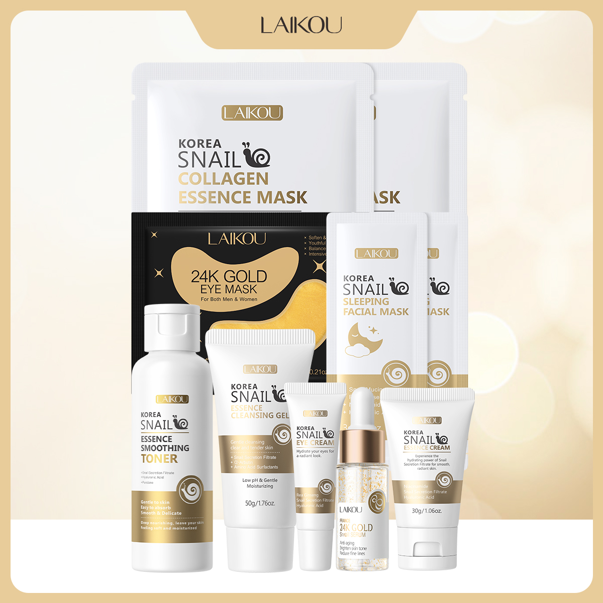 Luxury Skincare Kit - Набор для ухода за кожей LAIKOU