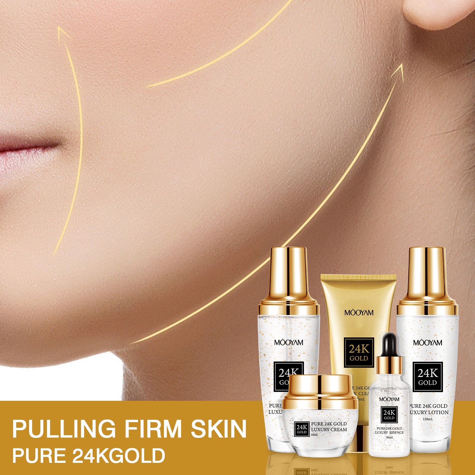 24-каратное золото, роскошный  – обзор и цена Luxury Skincare Sets