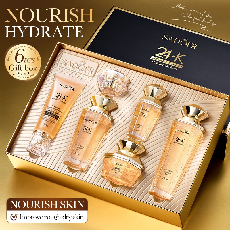 Набор для ухода за кожей с кол – обзор и цена Luxury Skincare Kit